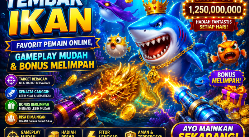 Tembak Ikan Favorit Pemain Online, Gameplay Mudah dan Bonus Melimpah